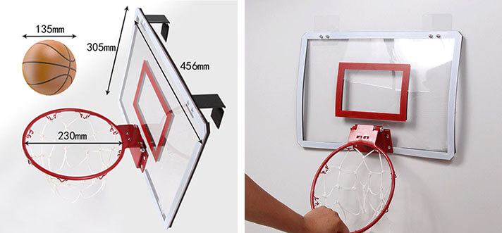 ball basketball hoop and net-with backboards