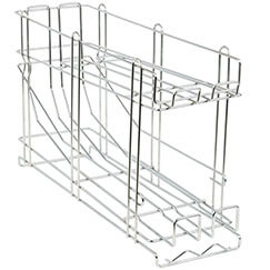 Galvanized Wire Stackable Can Rack Organizer