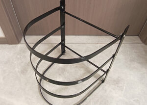 Metal Baker's Cooling Rack - 4-Tier Baker's Shelf for Baking Sheets, Pizza Stones and Muffin Tins - Great for Crafts and Organization - Folds Flat for Easy Storage